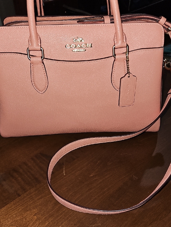 Coach Handbags - Coach Darcie Carryall Light Coral